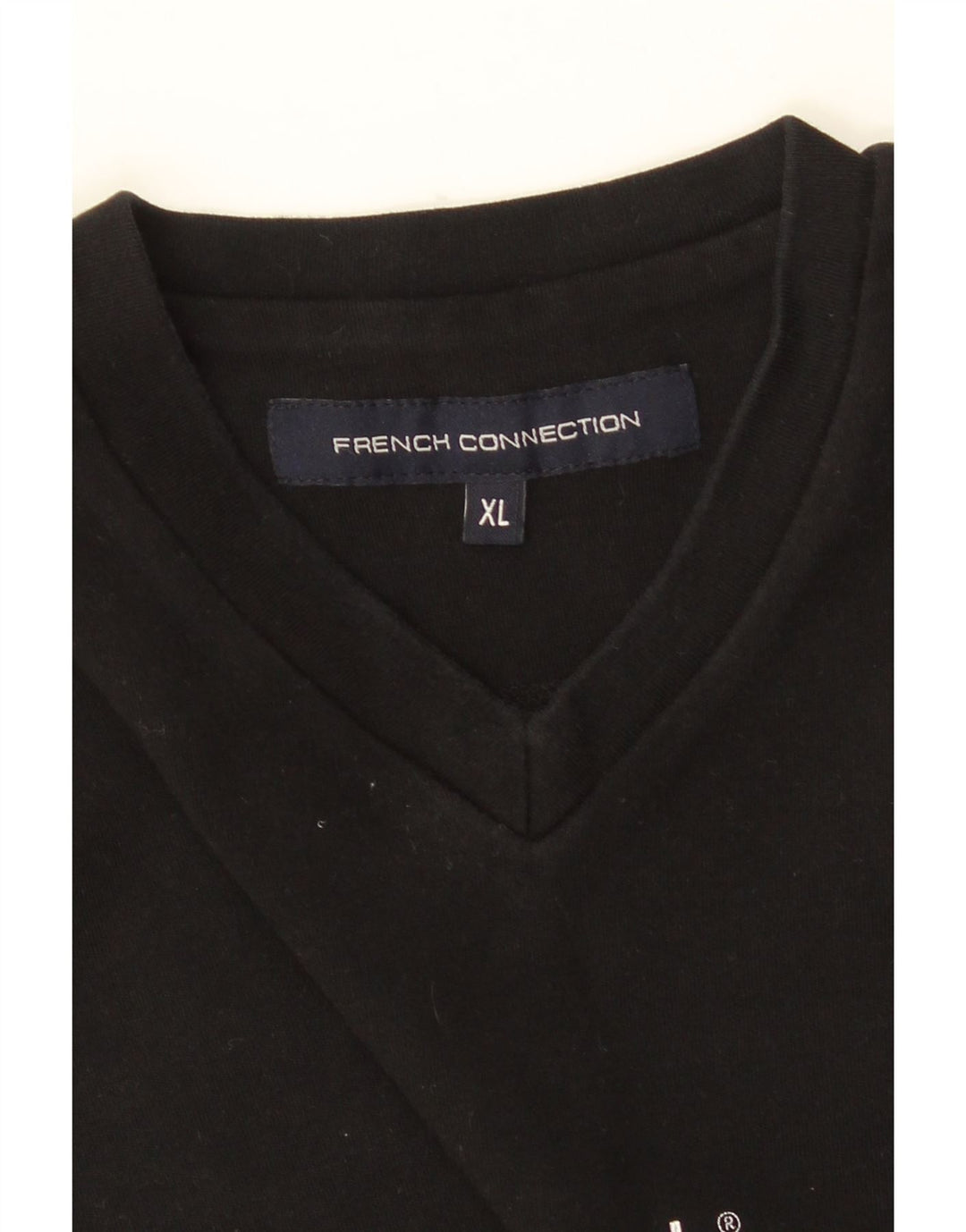 FRENCH CONNECTION Herre T-Shirt Top XL Sort