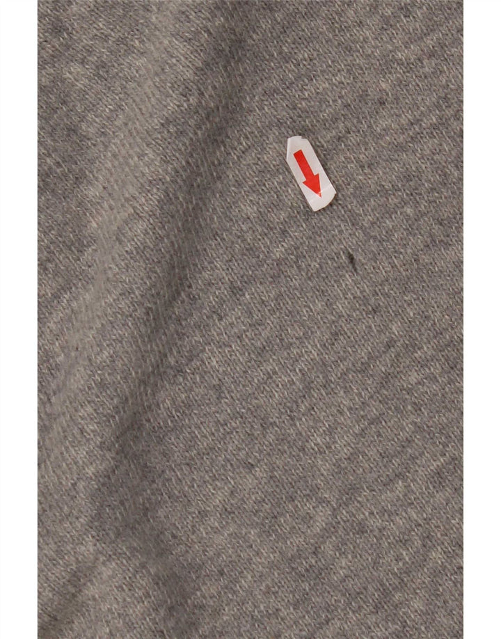 Barbour Herre Boat Neck Jumper Sweater Stor Grå Uld