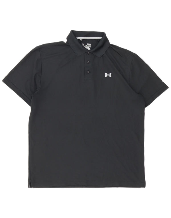 Under Armour Herre Heat Gear Polo Shirt XL Sort