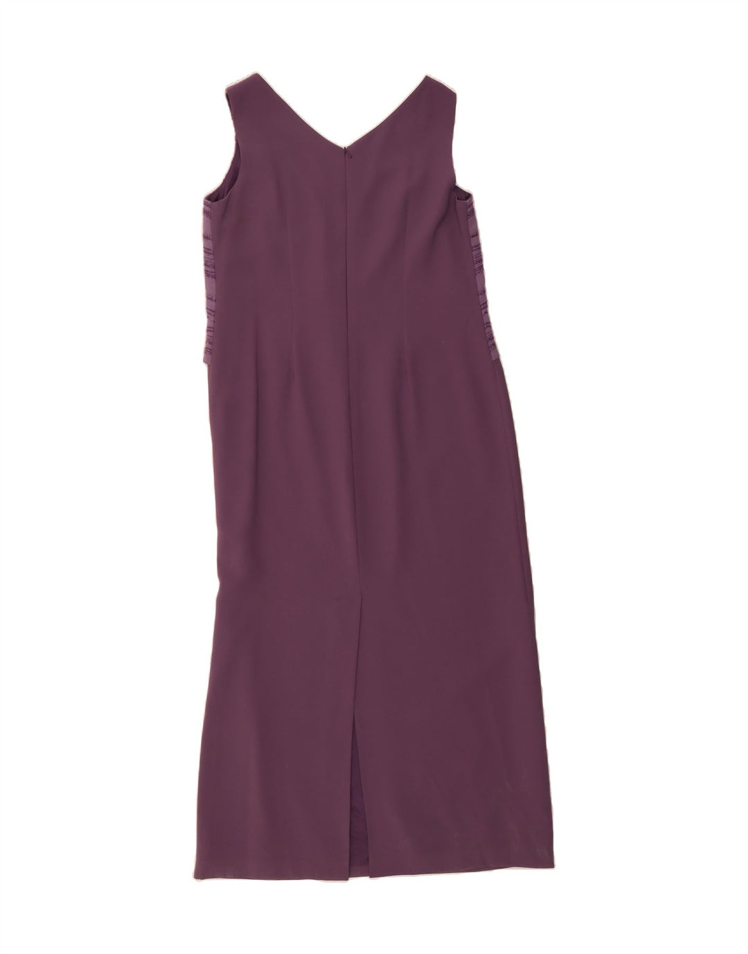 MICHAEL H Womens Sleeveless Maxi Dress UK 14 Medium Purple Striped Vintage Michael H and Second-Hand Michael H from Messina Hembry 