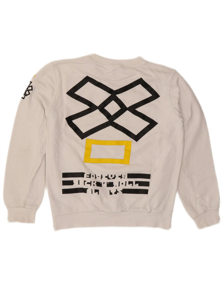 Richmond Boys Grafisk Sweatshirt Jumper 15-16 år Hvid Bomuld