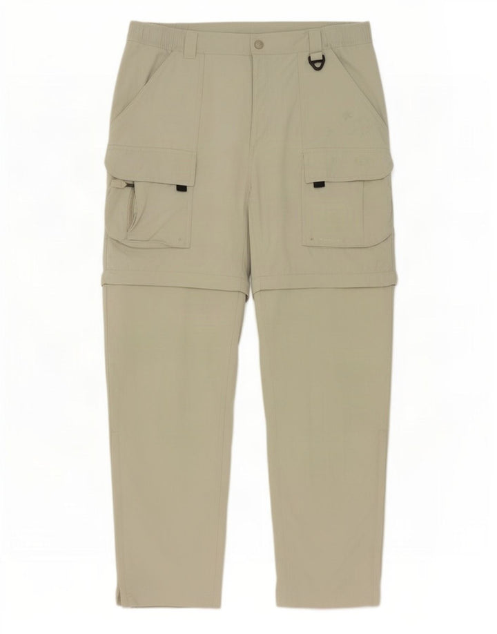 Columbia Herre Hiking Cargo Bukser Medium W32 L32 Khaki Polyester