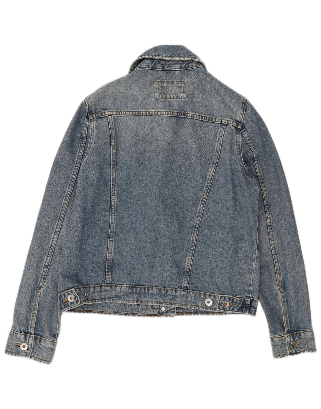 Marks & Spencer Dame denimjakke UK 10 Small Blue Cotton