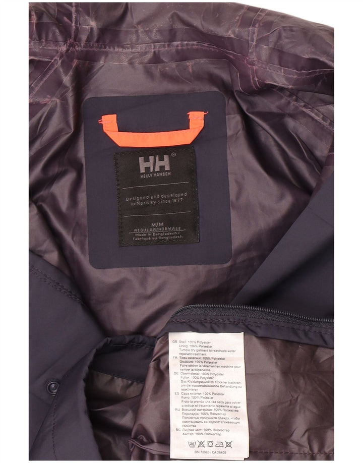 Helly Hansen Dame Hættetrøje Regnjakke UK 14 Medium Navy Blue
