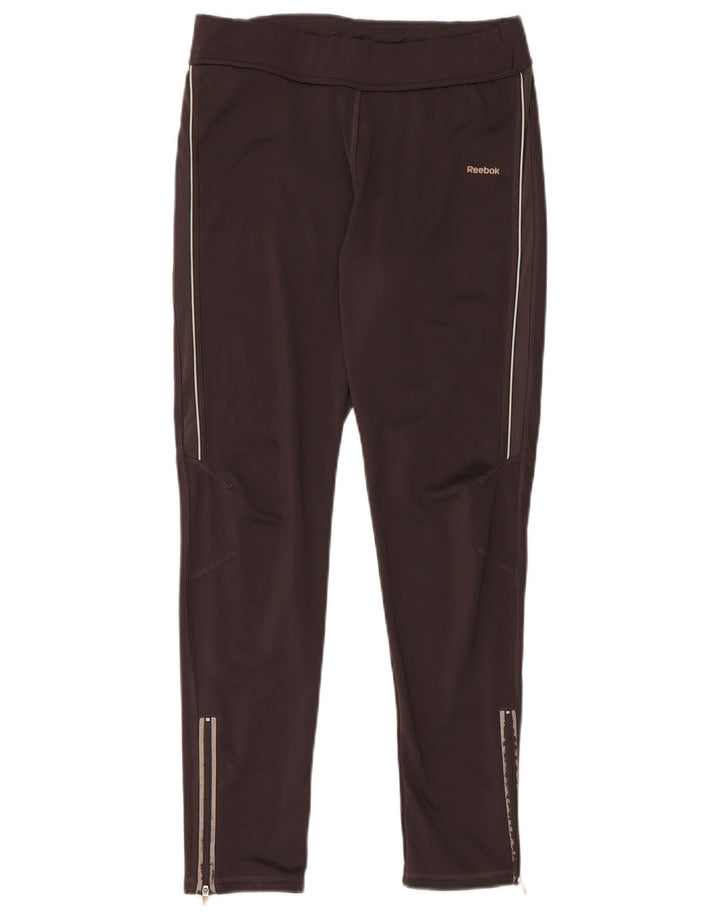 Reebok Womens Leggings UK 16 Large Brown Polyester