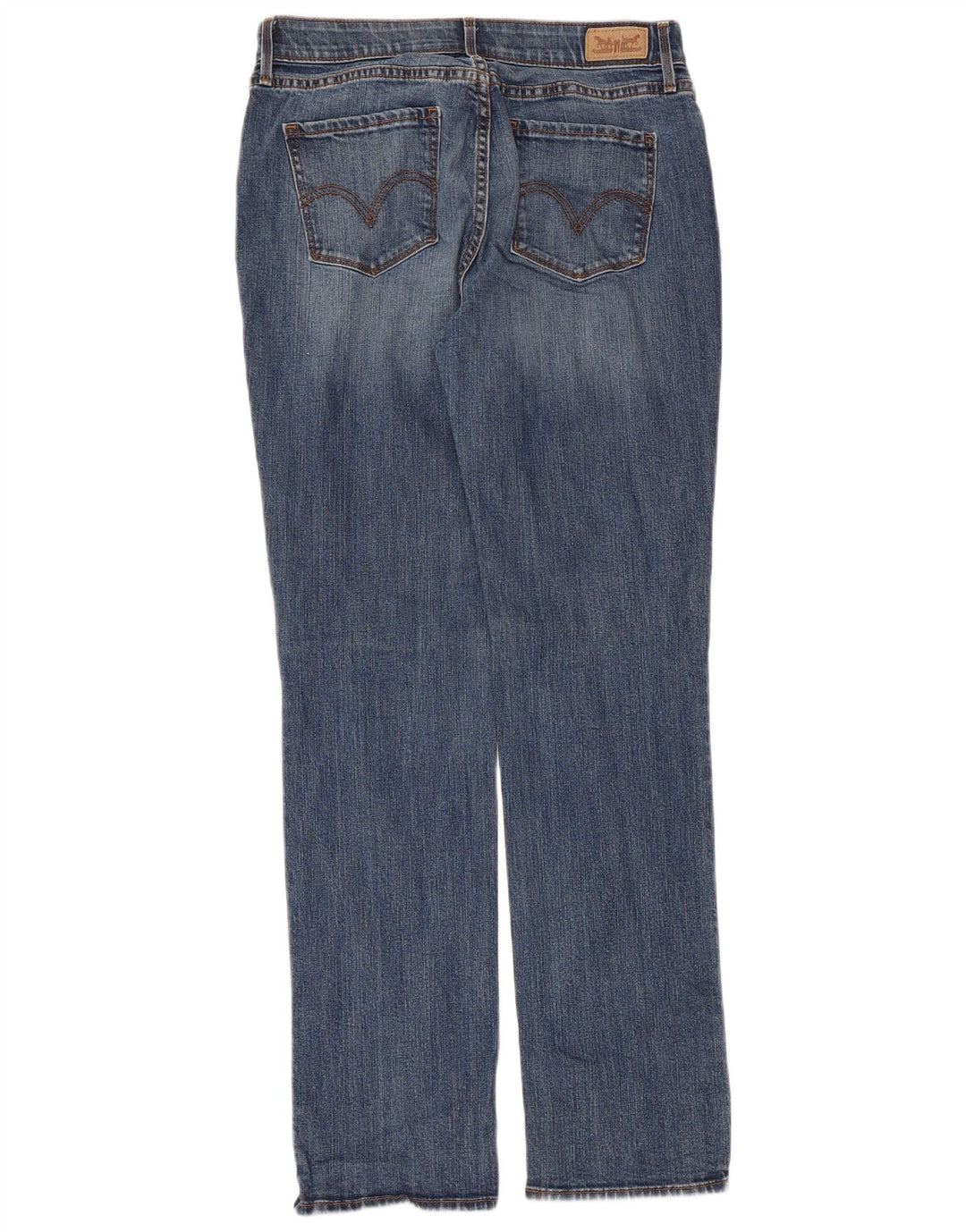 Levi's Dame 525 Straight Jeans W30 L32 Blå Bomuld