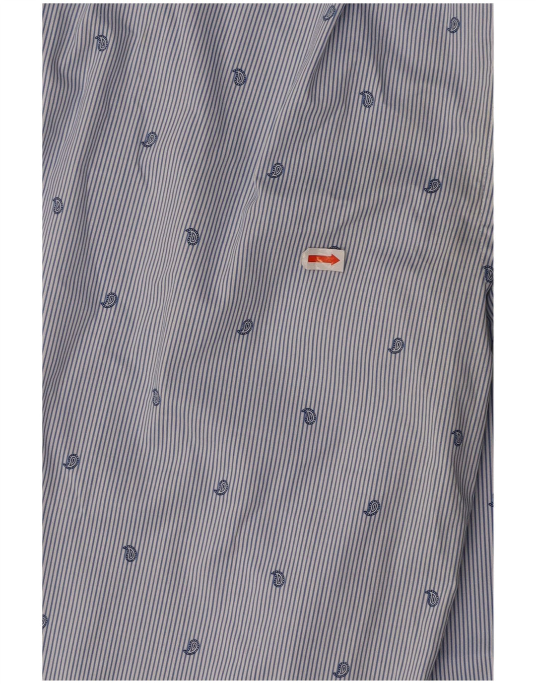 TOMMY HILFIGER Stretch-skjorte til mænd str. 15 1/2 Medium Blue Nålestribe