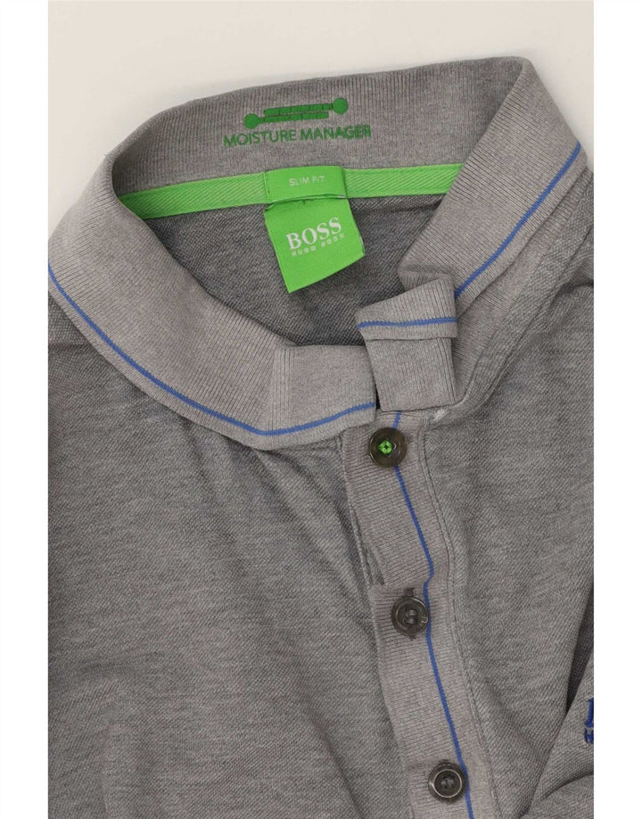 Hugo Boss Herre Slim Fit Polo Shirt XL Grå