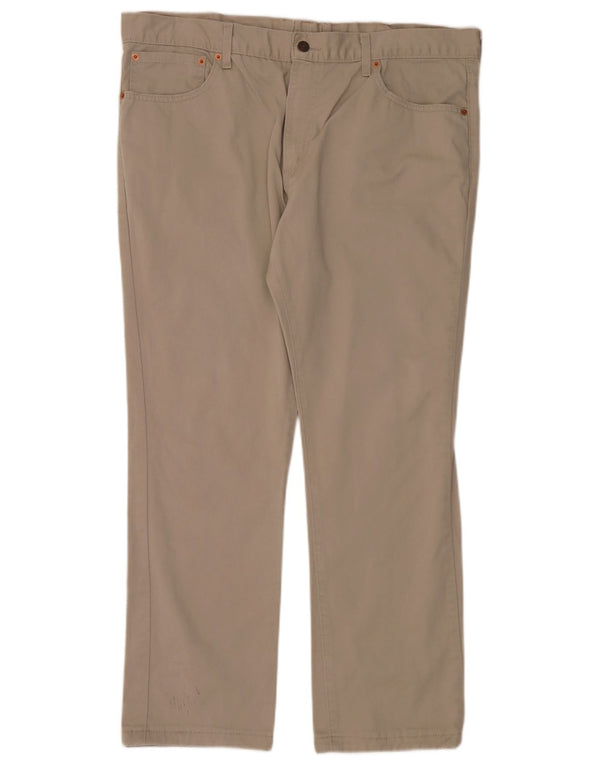 Levi's Herre 581 Straight Casual Bukser W40 L30 Beige Bomuld