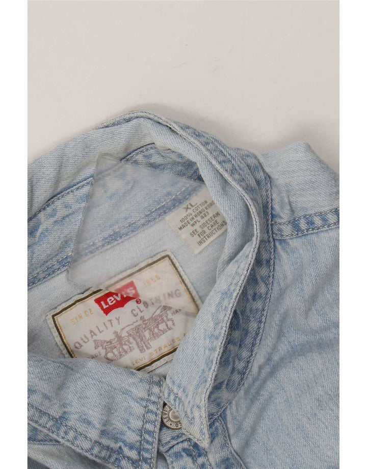 Levi's Herre Denim Shirt XL Blå Bomuld