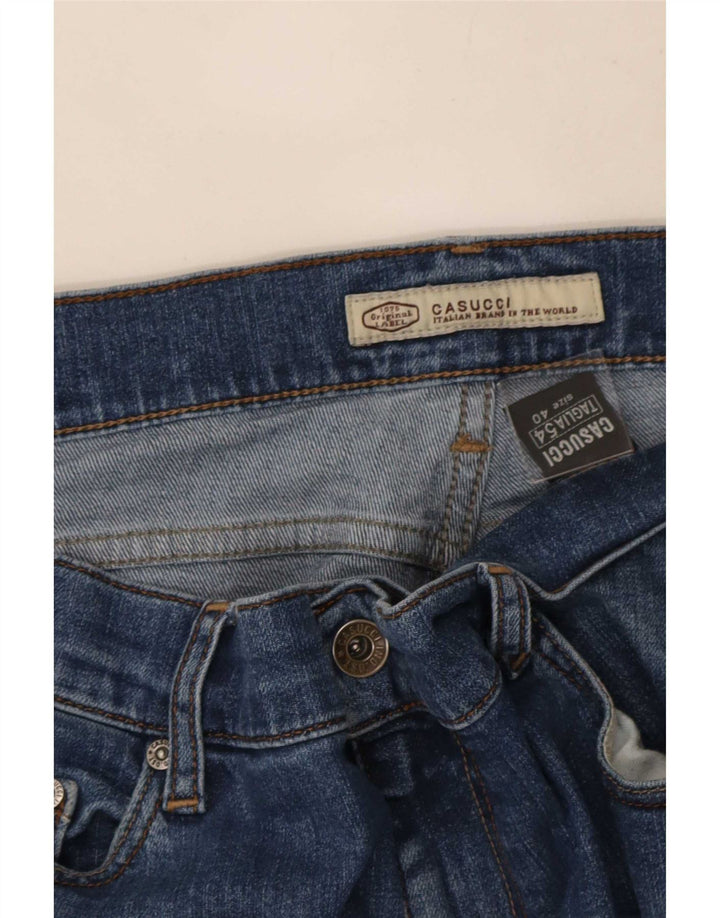 Casucci Straight Jeans til mænd W40 L32 Blå Bomuld