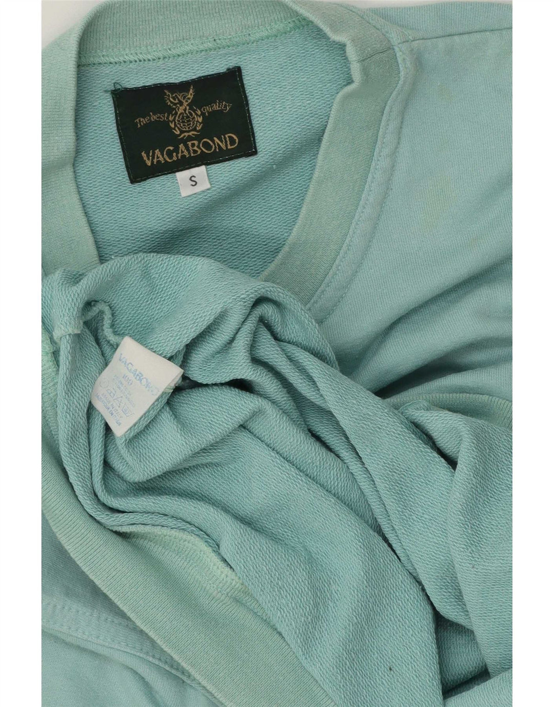 Vagabond Womens Grafisk Oversized Sweatshirt Jumper UK 10 Small Turkis