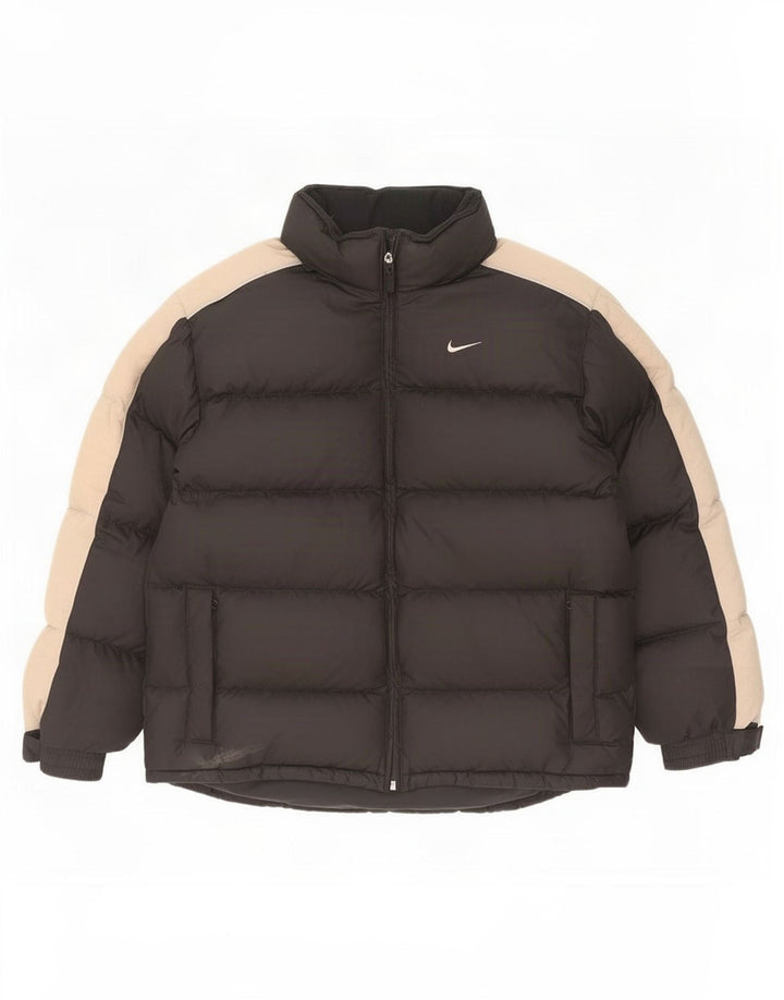 Nike drenge polstret jakke 13-14 år XL Sort Colourblock Polyester