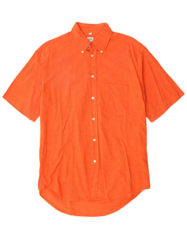 Boggi Kortærmet Herreskjorte Medium Orange Bomuld