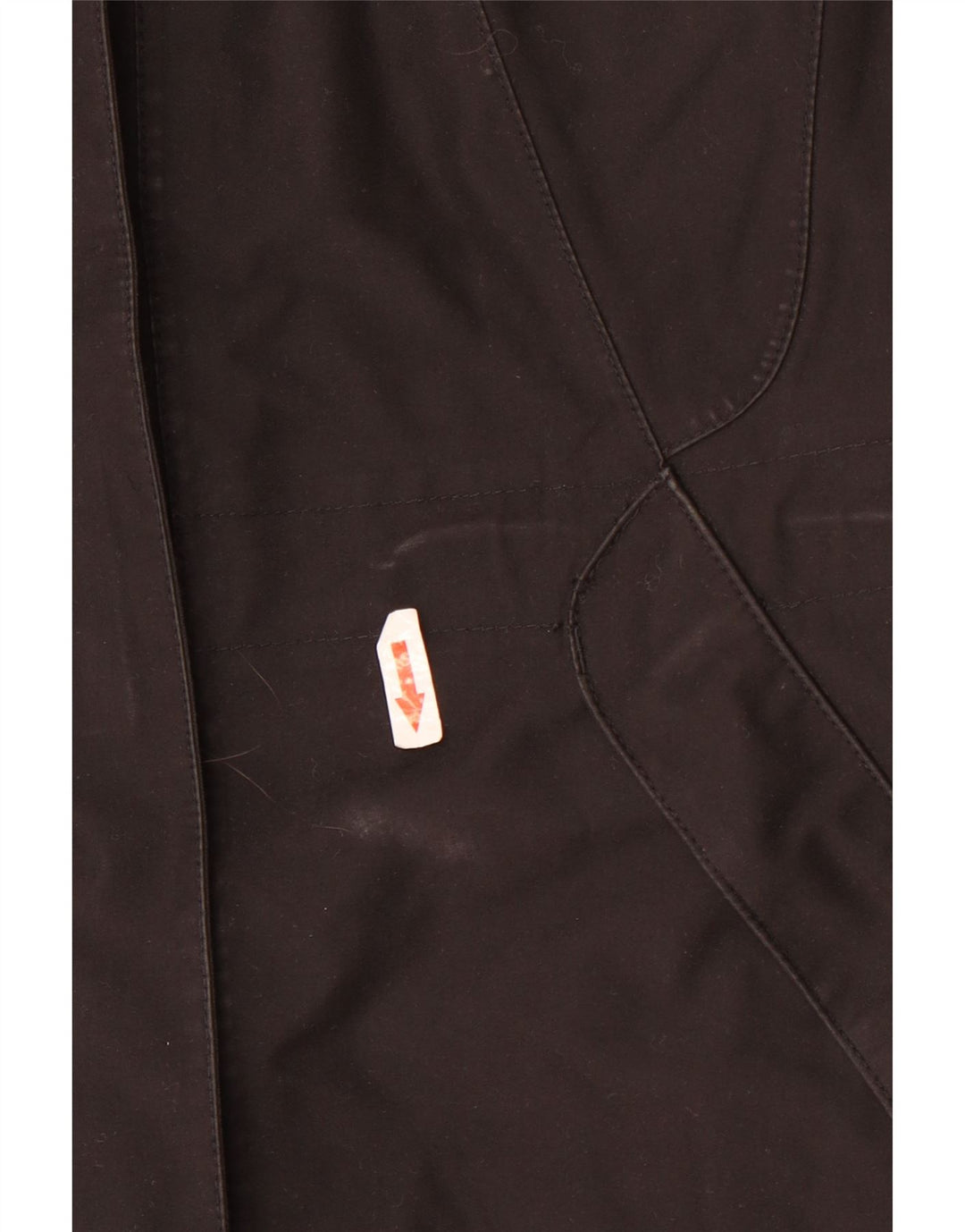 Jack Wolfskin Dame Hooded Windbreaker Coat UK 16 Large Black Polyester