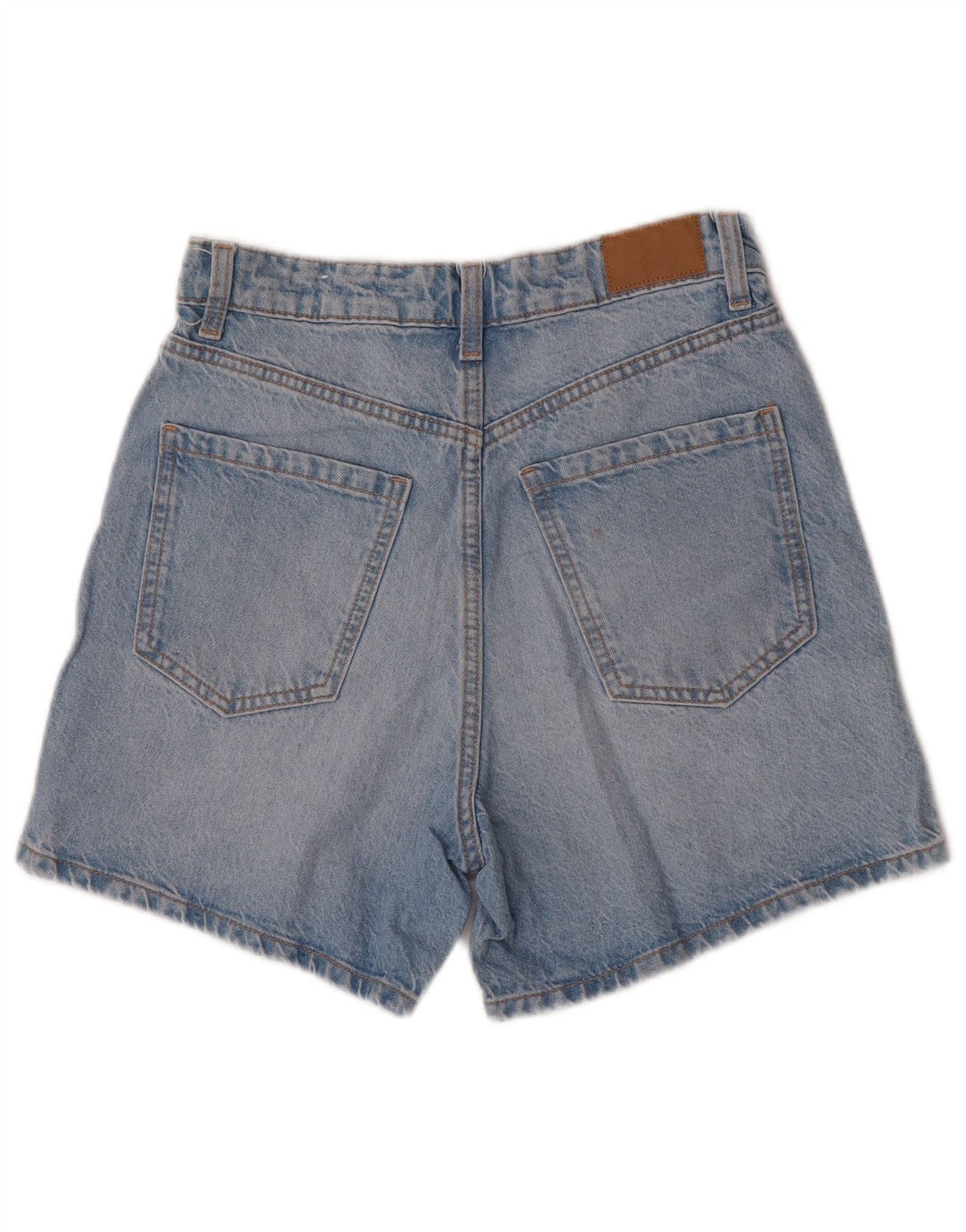 ZARA denimshorts til kvinder EU 36 XS W26 Blå