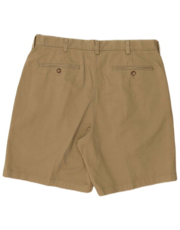L.L.Bean Herre Pegged Chino Shorts W35 Large Khaki Bomuld