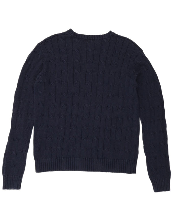 U.S. POLO ASSN. Dame sweater med rund hals DK 14 Medium Navy Blue