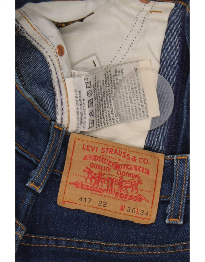 Levi's Herre 417 Bootcut Jeans W30 L34 Blå Bomuld