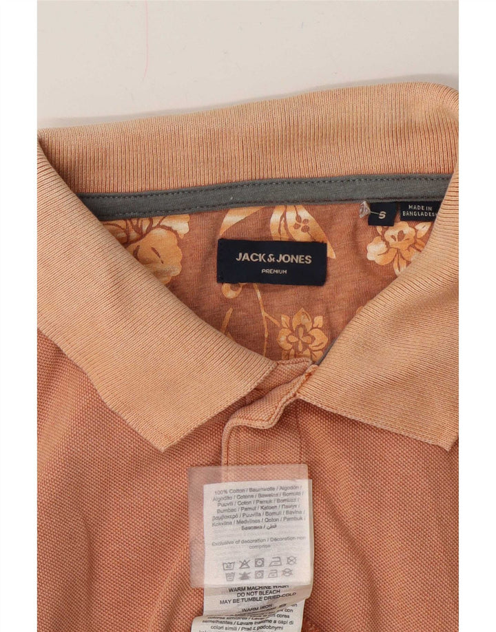 Jack & Jones herre poloskjorte lille orange bomuld