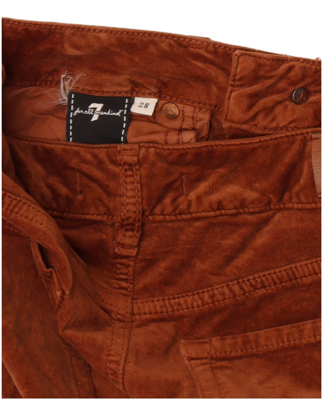 7 For All Mankind Dame Bootcut Casual Bukser W28 L32 Brun