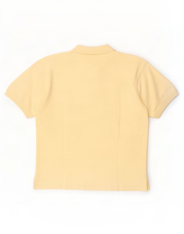 Timberland Mens Polo Shirt XL Yellow Cotton