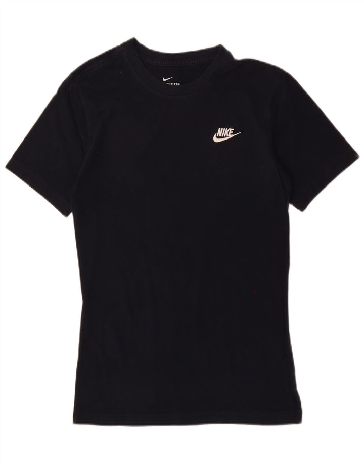 NIKE T-shirt top XS marineblå bomuld til mænd