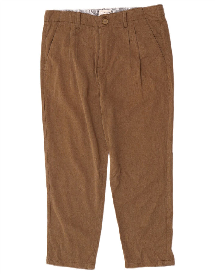 Jack & Jones Herre Pegged Chino Bukser W30 L23 Brun Polyester