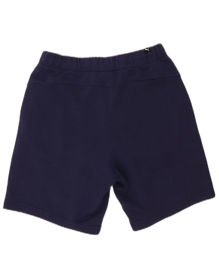 Puma Herre grafiske sportsshorts Små marineblå