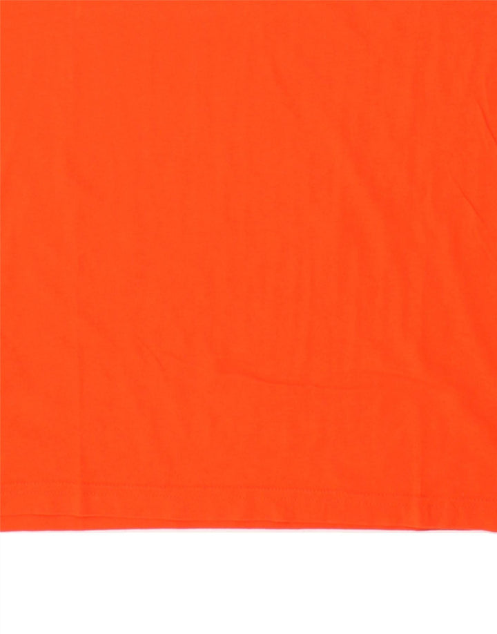 CHAMPION Mens Graphic T-Shirt Top Medium Orange Cotton Vintage Champion and Second-Hand Champion from Messina Hembry 
