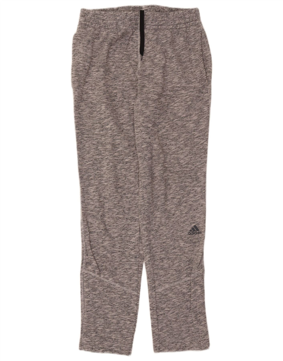 ADIDAS Mens Tracksuit Trousers Joggers Medium  Grey Flecked Cotton