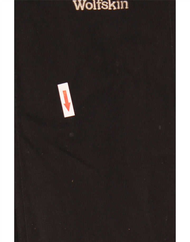 Jack Wolfskin Bomberjakke til mænd UK 40/42 Stor sort polyamid