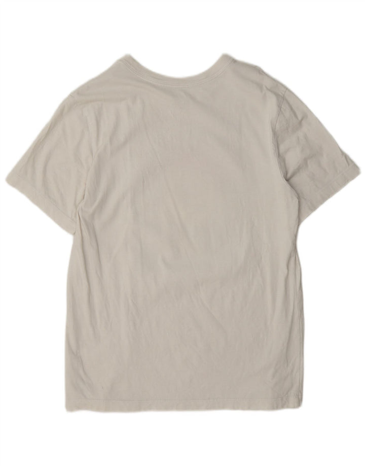Nike grafisk t-shirt til mænd, medium hvid bomuld
