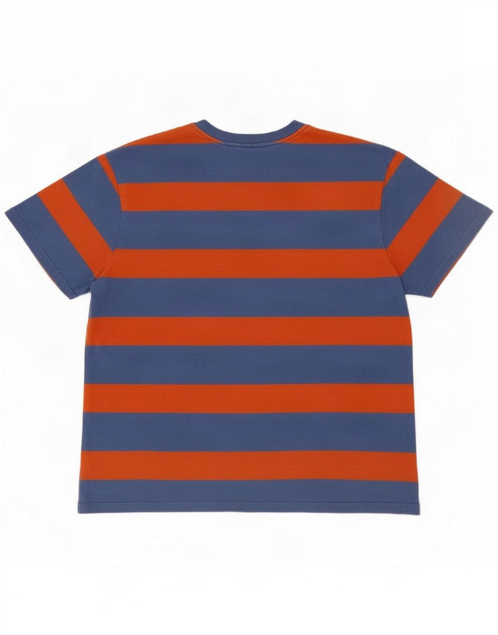 Levi's herre T-shirt top stor blå stribet bomuld