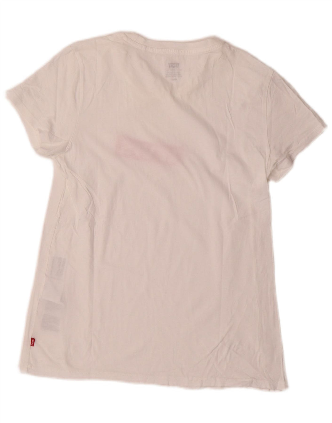 Levi's Grafisk T-shirt top til kvinder DK 10 Lille hvid bomuld