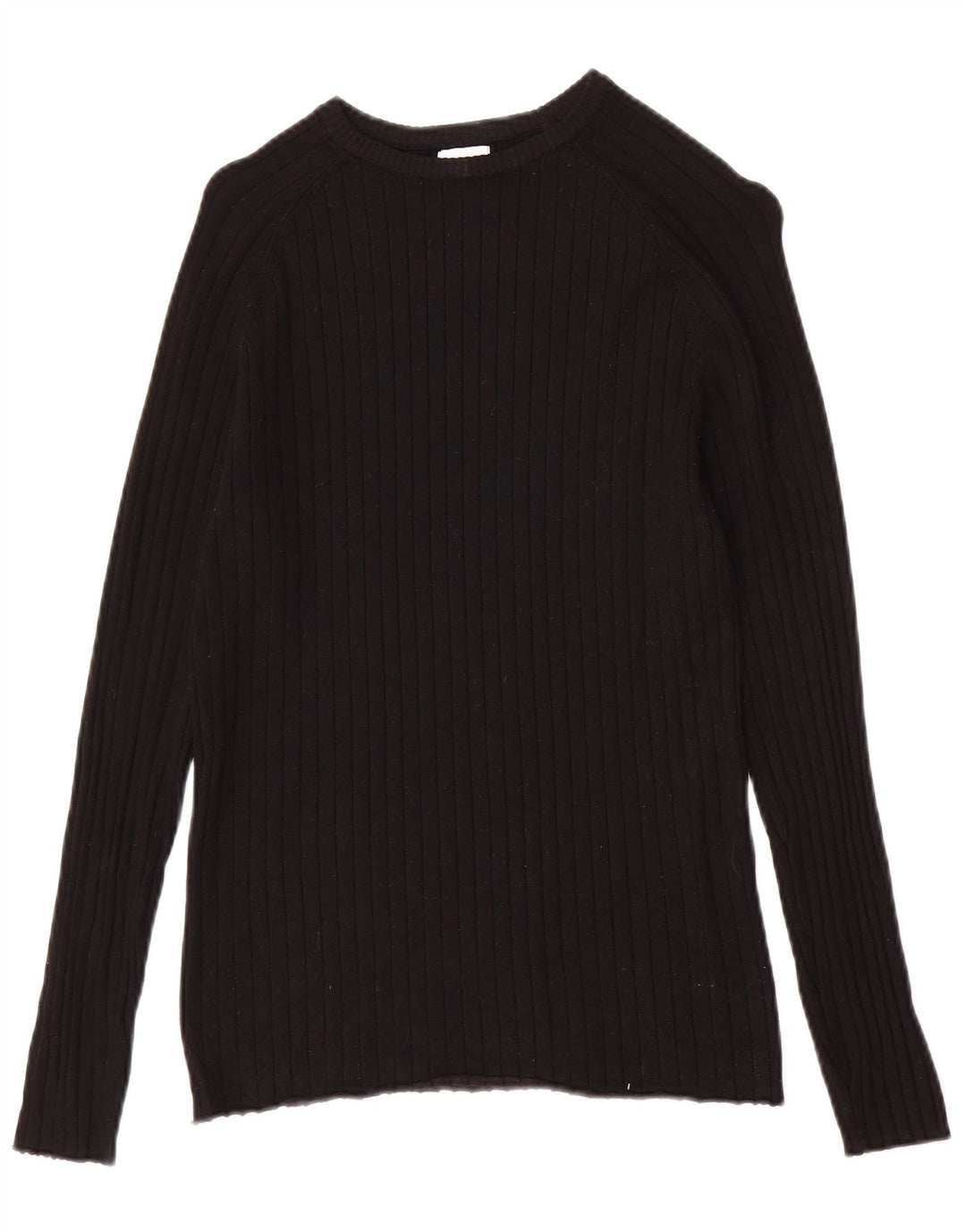 Zara Herre Boat Neck Jumper Sweater Small Black Viscose