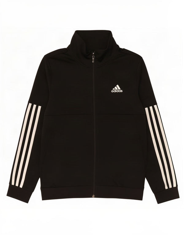 Adidas Pige Træningsdragt Topjakke 11-12 År Sort Polyester