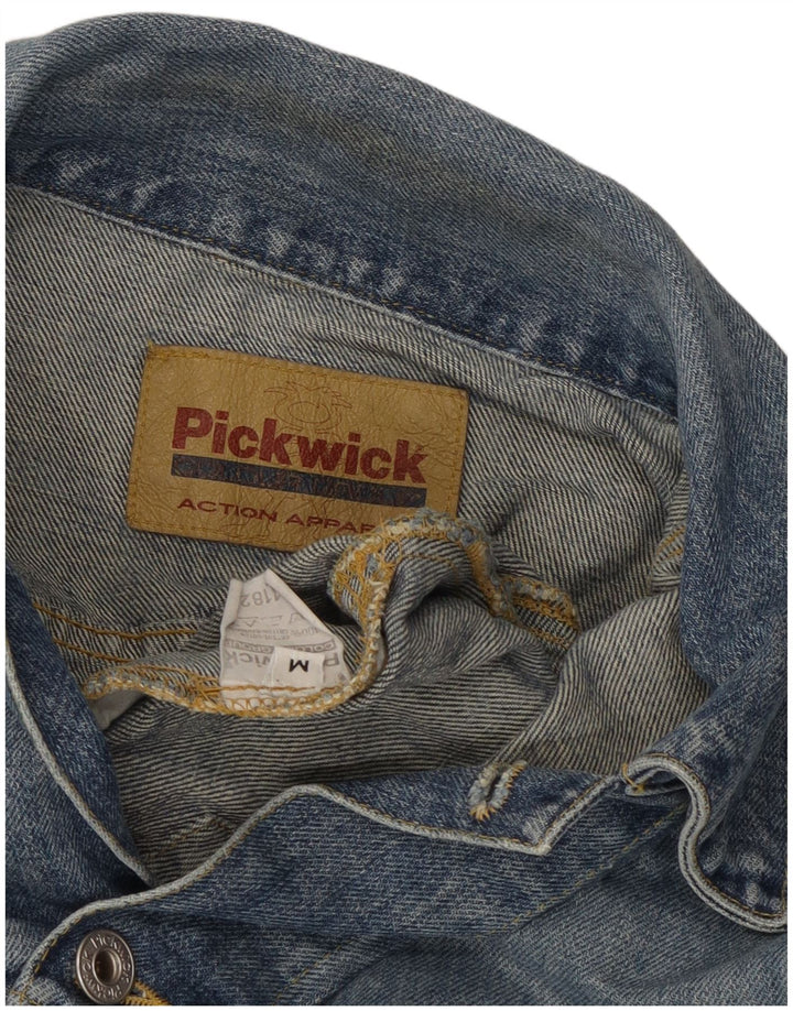 Pickwick Herre denimjakke UK 38 Medium Blue Cotton