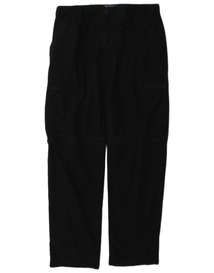 Mountain Warehouse Herre Straight Cargo Bukser W32 L31 Sort Polyester