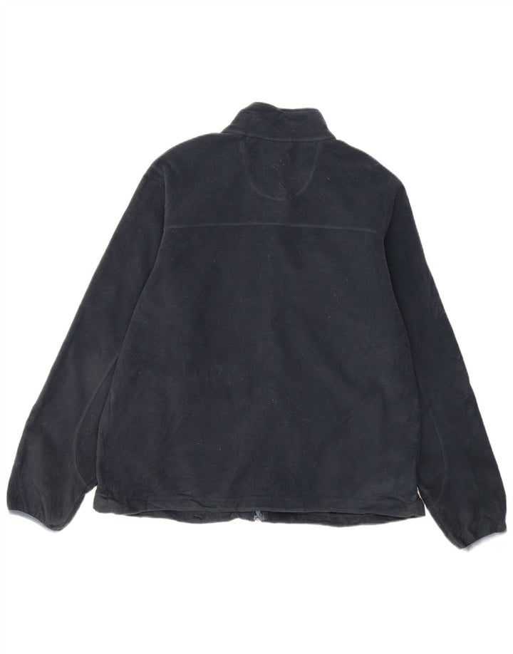 L.L.Bean Fleecejakke til mænd UK 40 Large Navy Blue Polyester