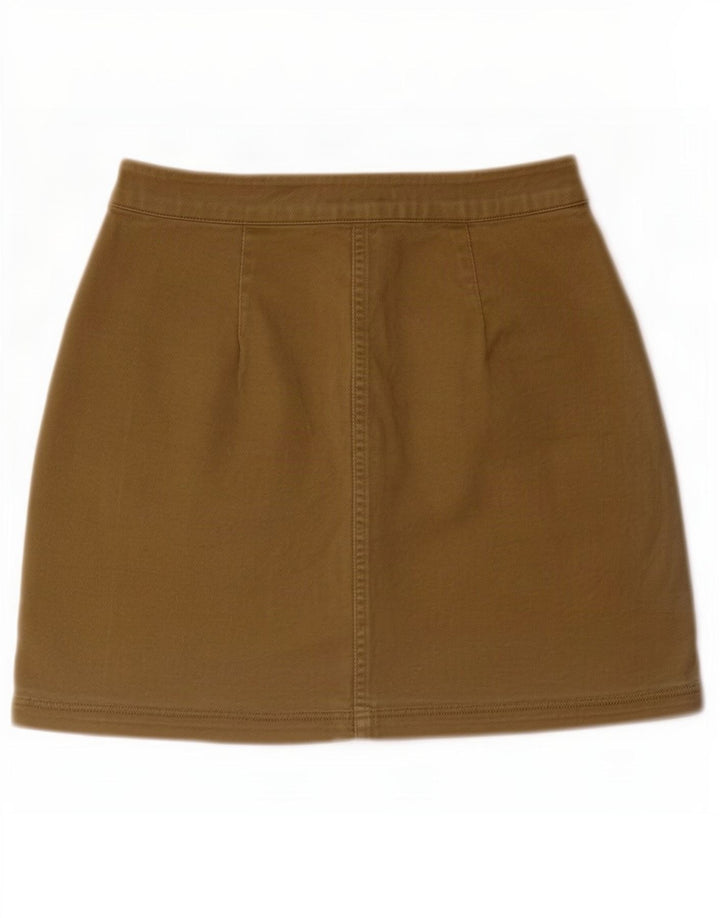 Tommy Hilfiger Dame Mini-nederdel W28 Medium Khaki Bomuld