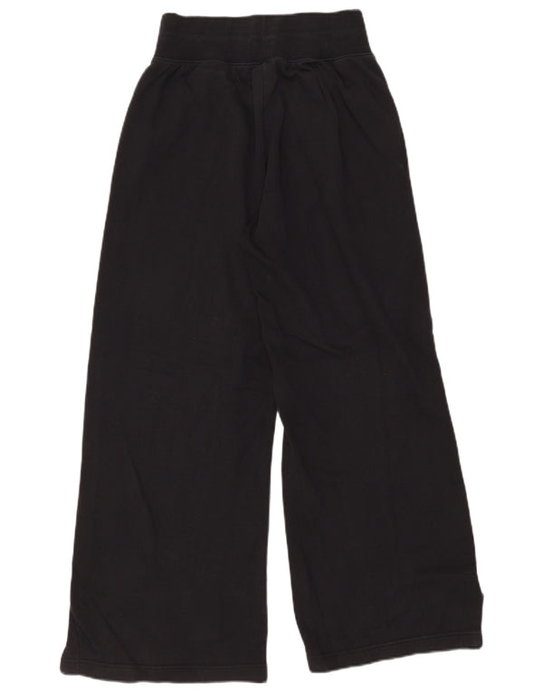 Nike Womens Tracksuit Bukser med brede ben UK 10 Small Black Bomuld