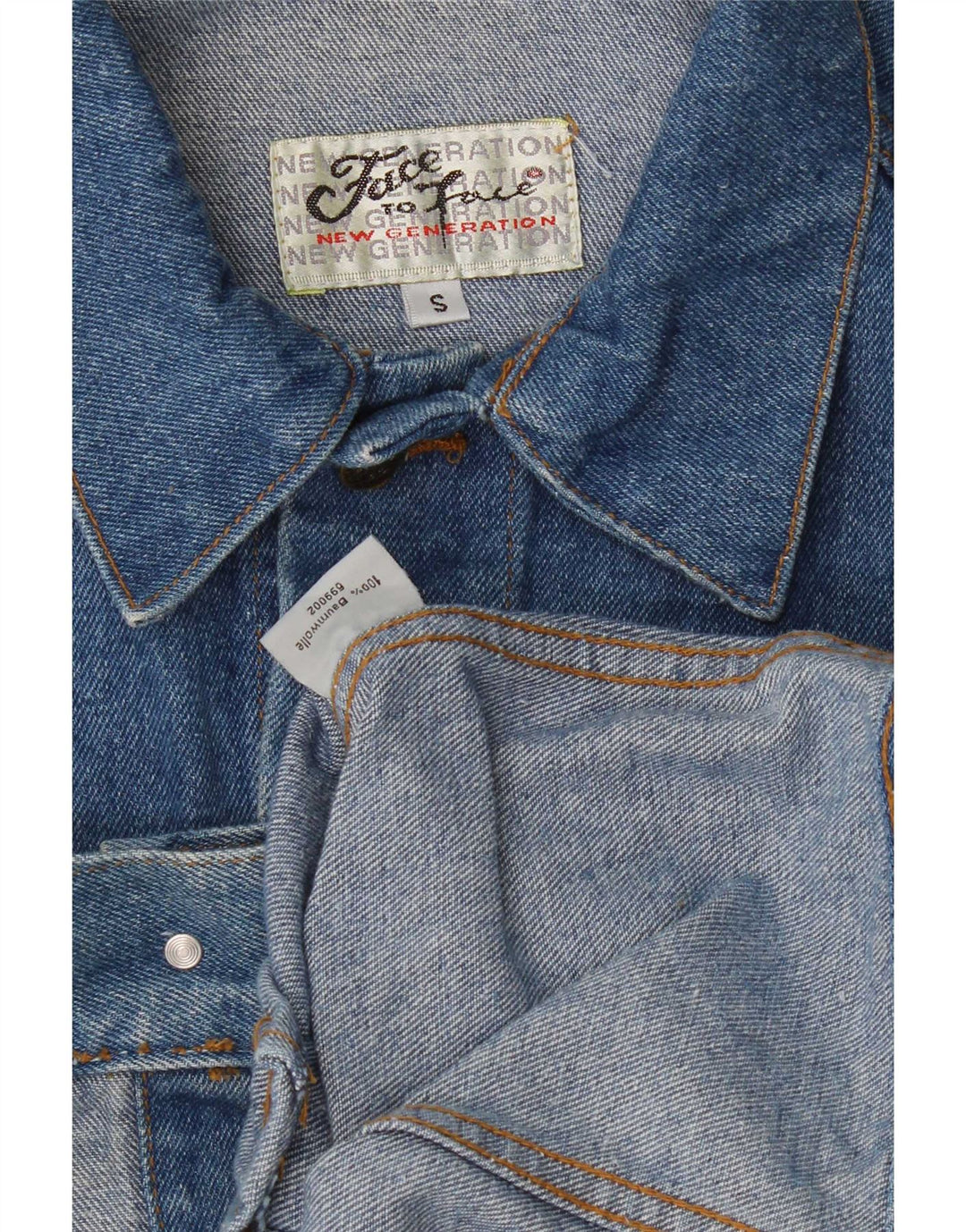 Vintage denimjakke til mænd UK 36 Small Blue