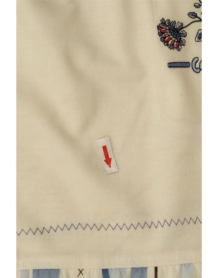 Canyon Oversized Sweatshirt Jumper EU 40 Medium Off White Floral