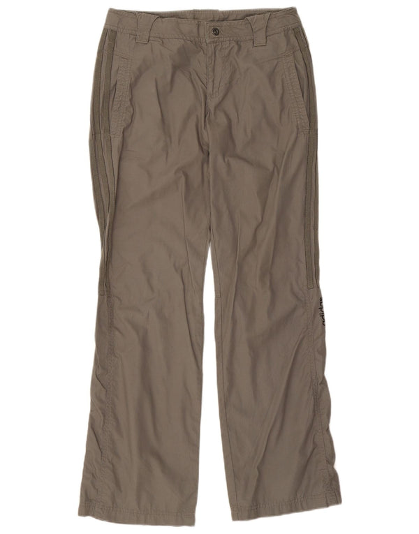 Adidas Vandrebukser til kvinder UK 10 Small W28 L29 Khaki Cotton