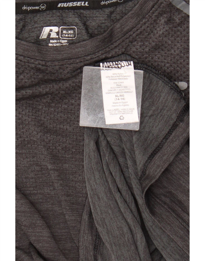 Russell Athletic Boys Vest Top 14-15 år XL Grå Nylon