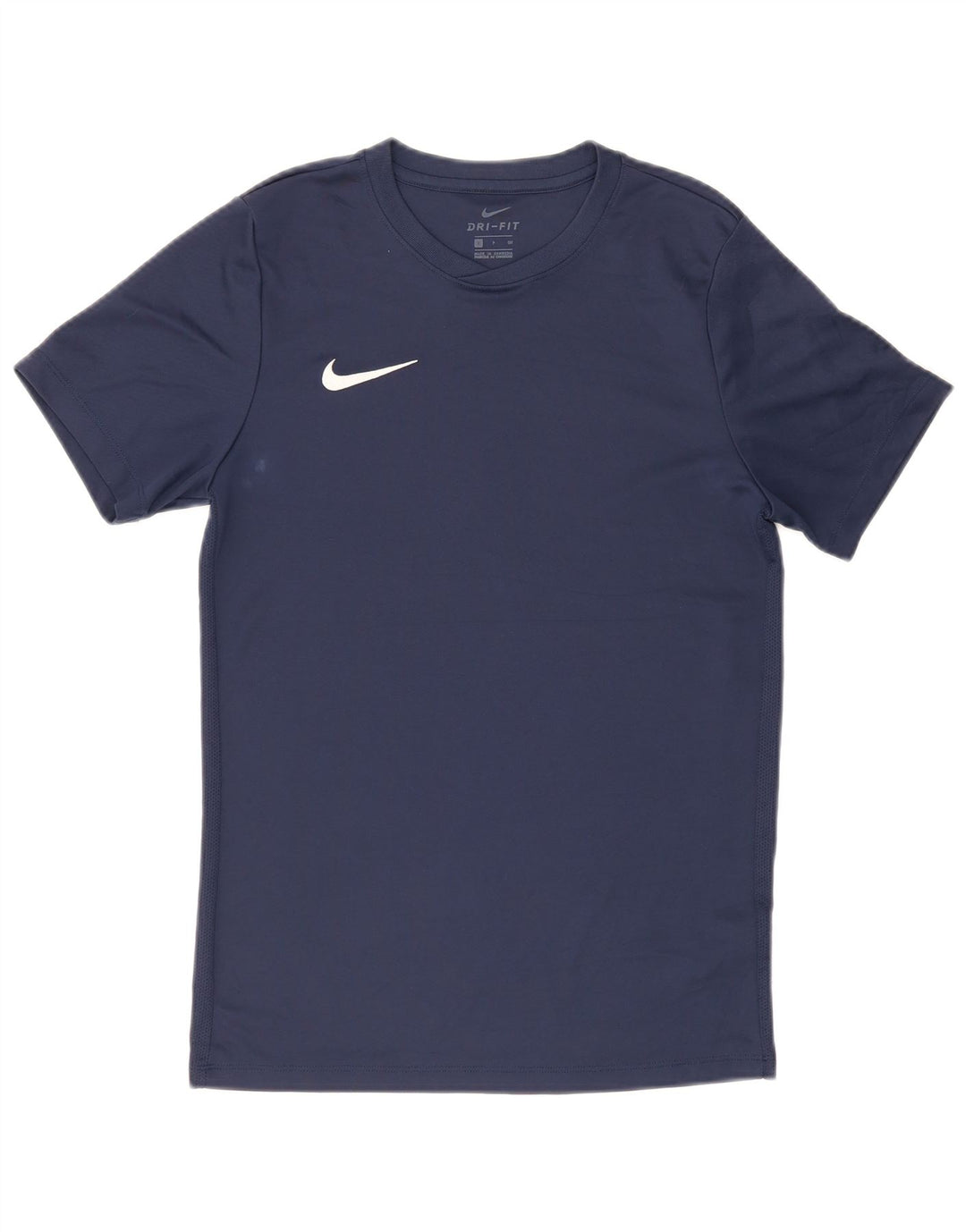 Nike Dri Fit T-shirt top til mænd, lille marineblå polyester