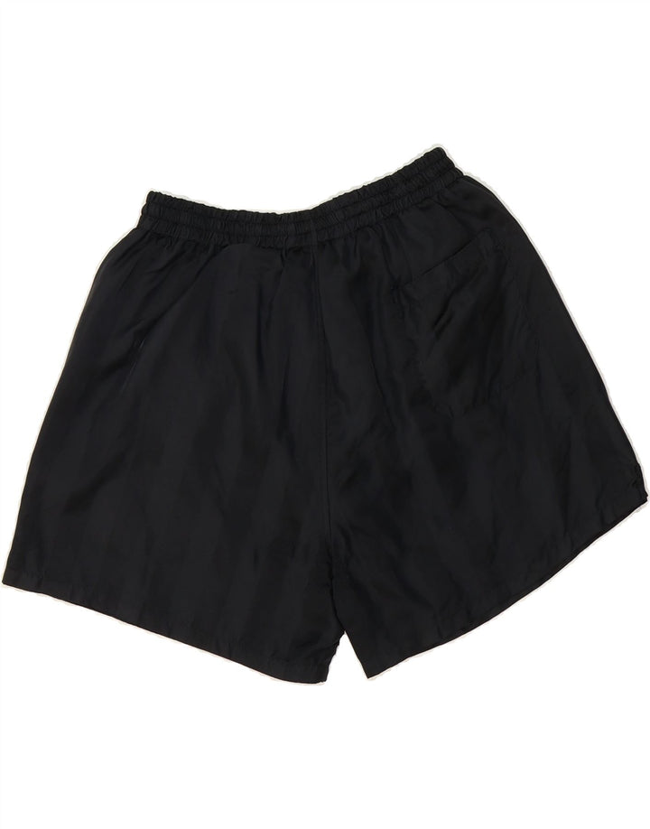 ACTIVE Boys Sport Shorts 13-14 Years XL Black Striped Vintage Active and Second-Hand Active from Messina Hembry 