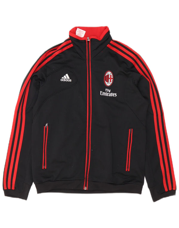 Adidas Boys AC Milan Grafisk træningsdragt Topjakke 11-12 år Sort