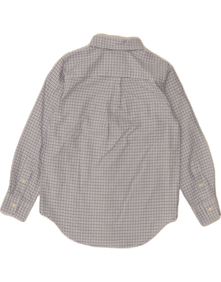 RALPH LAUREN Boys Shirt 5-6 Years Blue Check Cotton Vintage Ralph Lauren and Second-Hand Ralph Lauren from Messina Hembry 